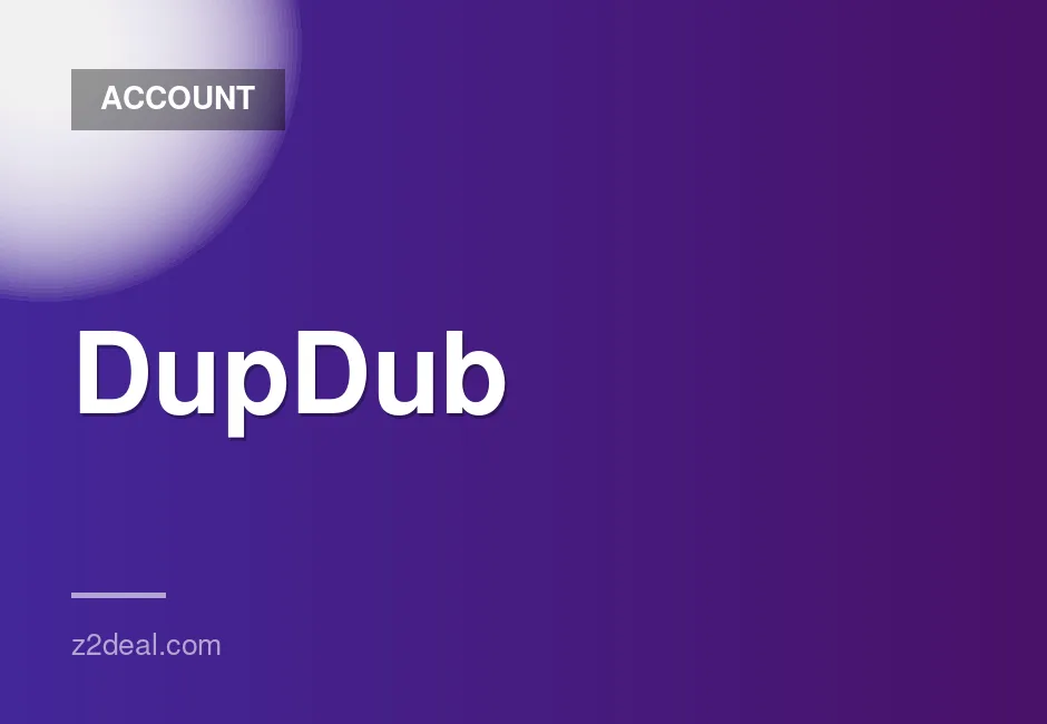 Monthly DupDub Personal Account with Full Warranty