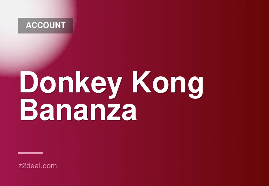 Donkey Kong Bananza digital game for Nintendo Switch with account details