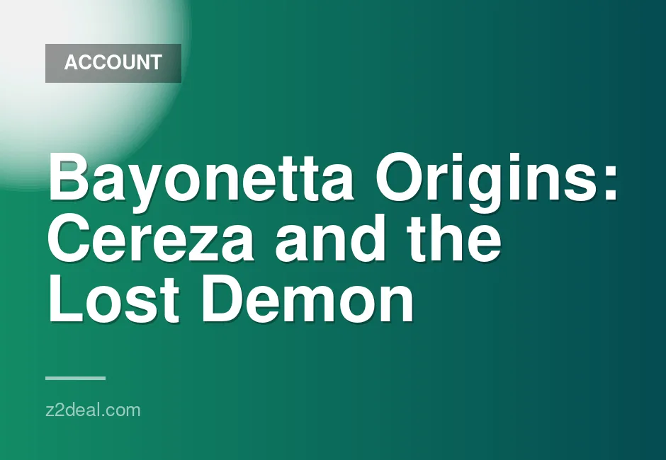 Bayonetta Origins: Cereza and the Lost Demon digital game for Nintendo Switch