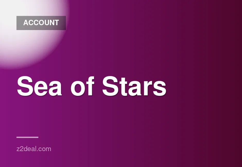 New Steam Account for Sea of Stars with 0 Hours Played and Data Change Option, Quick Delivery