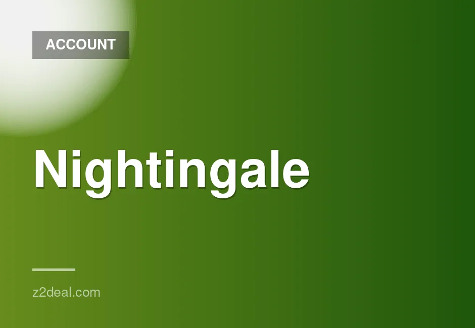 Nightingale Game Account on Steam with 0 Hours Played and Fast Delivery
