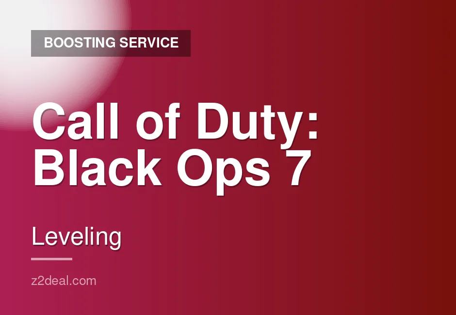 Fast Call of Duty: Black Ops 7 Level Boost | Straightforward Order | Dedicated Support