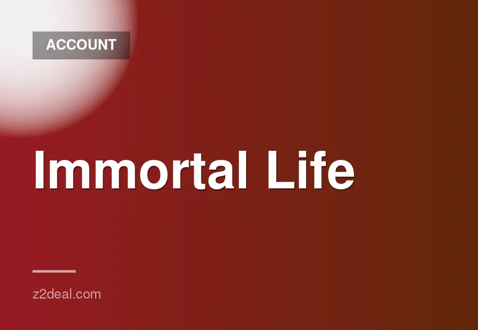 Steam Account for Immortal Life at Best Price