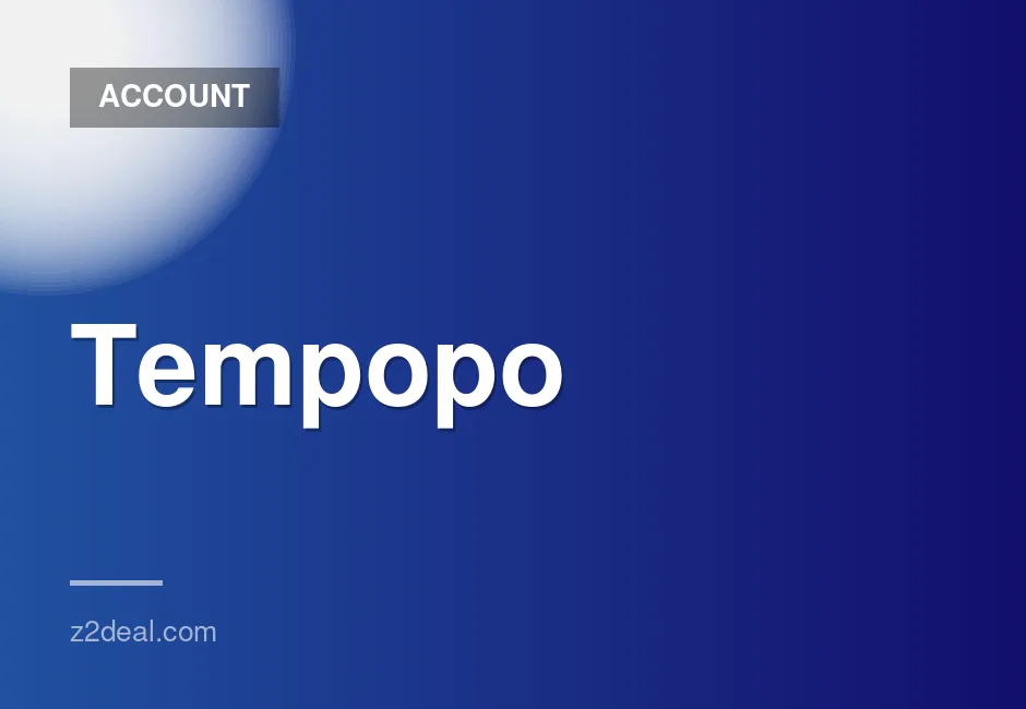 Game Accounts for Sale on Tempopo Marketplace
