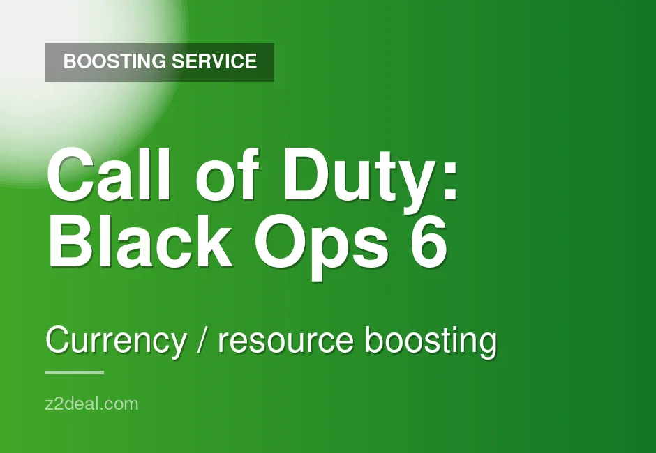 Reliable Call of Duty: Black Ops 6 Currency Boost - Fast Delivery - Order With Confidence