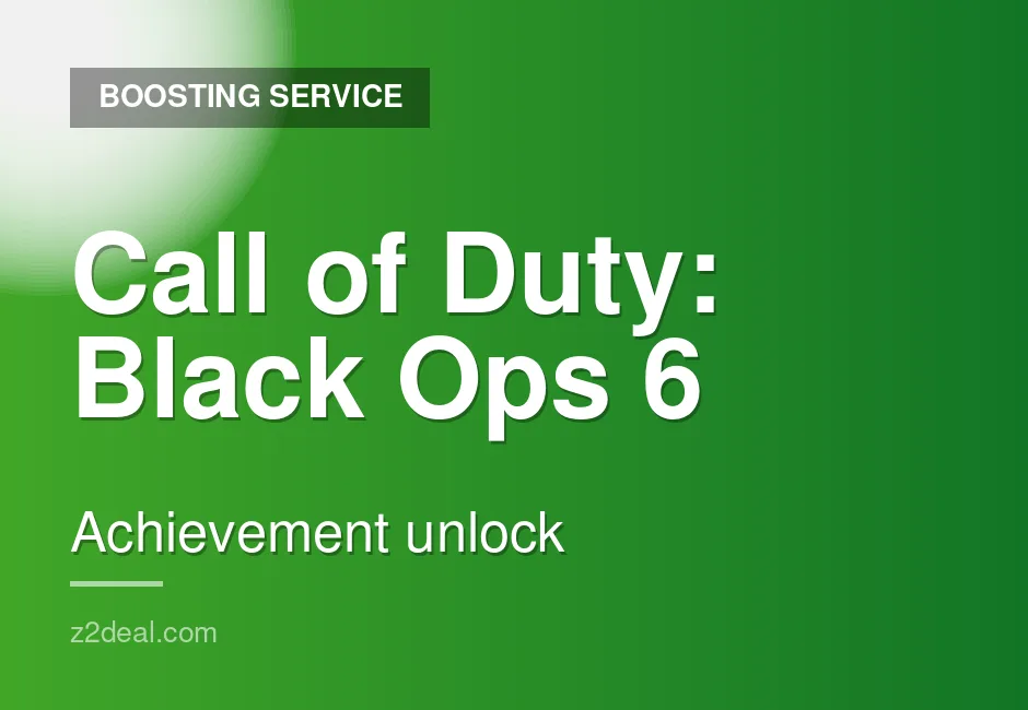 Quality Call of Duty: Black Ops 6 Achievement Unlock - Dependable Service