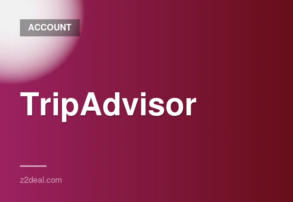 TripAdvisor Account - Established EU Profile with High Trust Rating