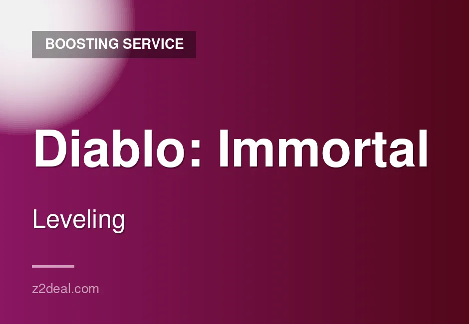 Top Diablo: Immortal Level Boost - No Password Needed - Buyer Protected