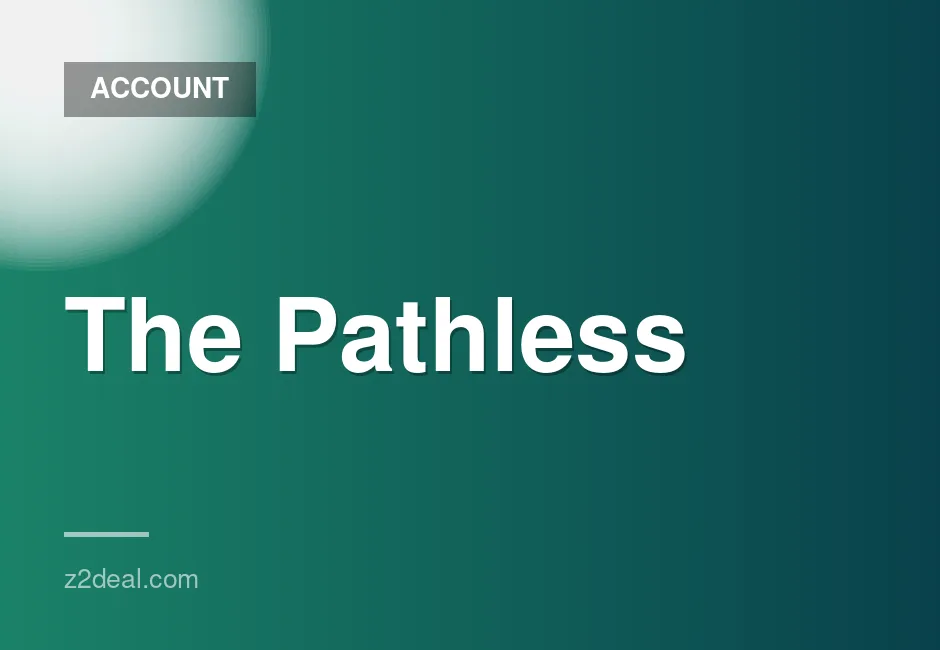 New Steam Account for The Pathless - 0 Hours Played, Data Changeable, Quick Delivery