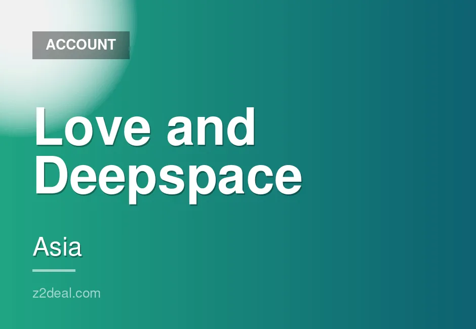 Asia English Love and Deepspace Account with 15381 Diamonds and 236 Desires Progress 1-9