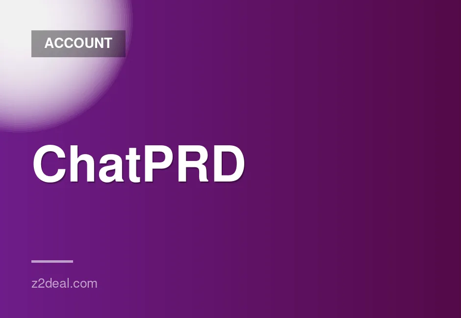 One Year ChatPRD Pro Subscription for Private Account Use