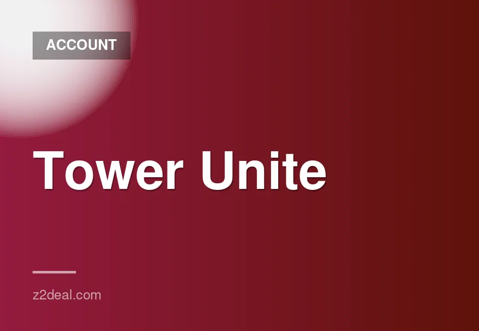 New Steam Account for Tower Unite with 0 Playtime, Quick Delivery and Data Change Option