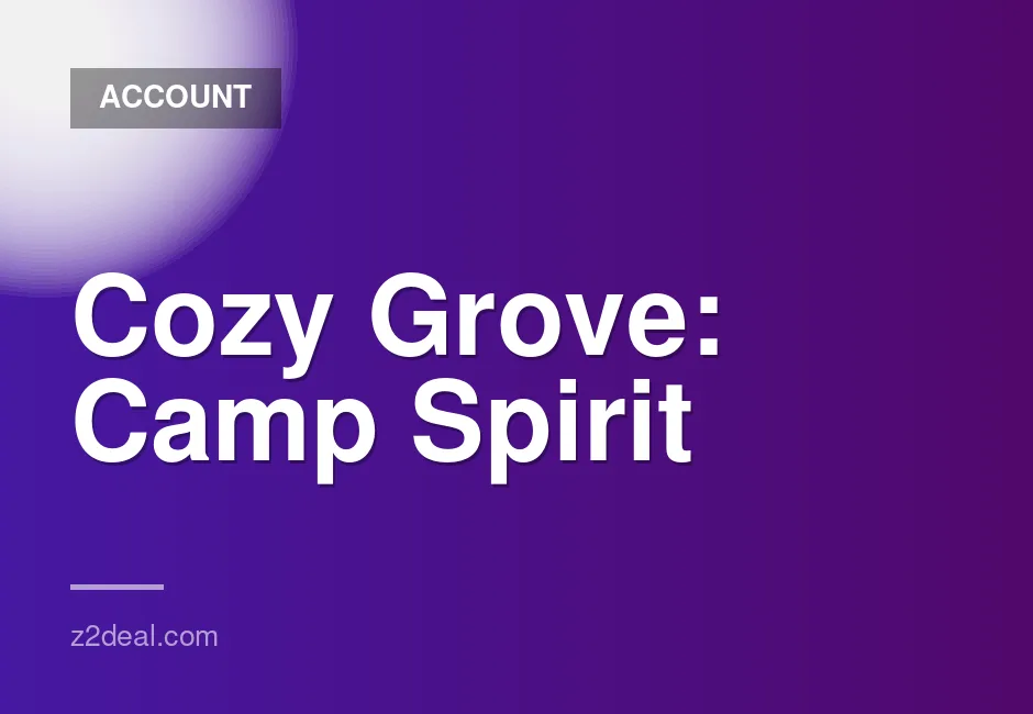Cozy Grove: Camp Spirit digital game for Nintendo Switch with account details