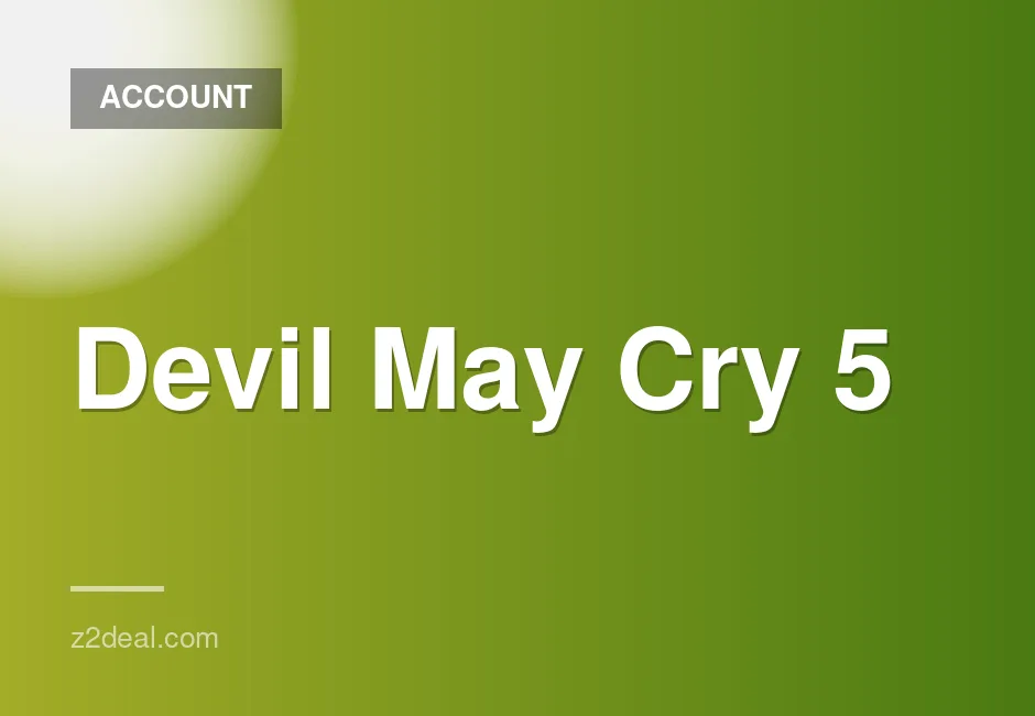 Devil May Cry 5 Steam Account with Instant Delivery and Free Game Choice