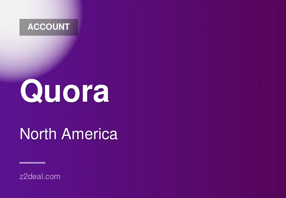 Verified Quora Account with Mail Access for Sale in the USA