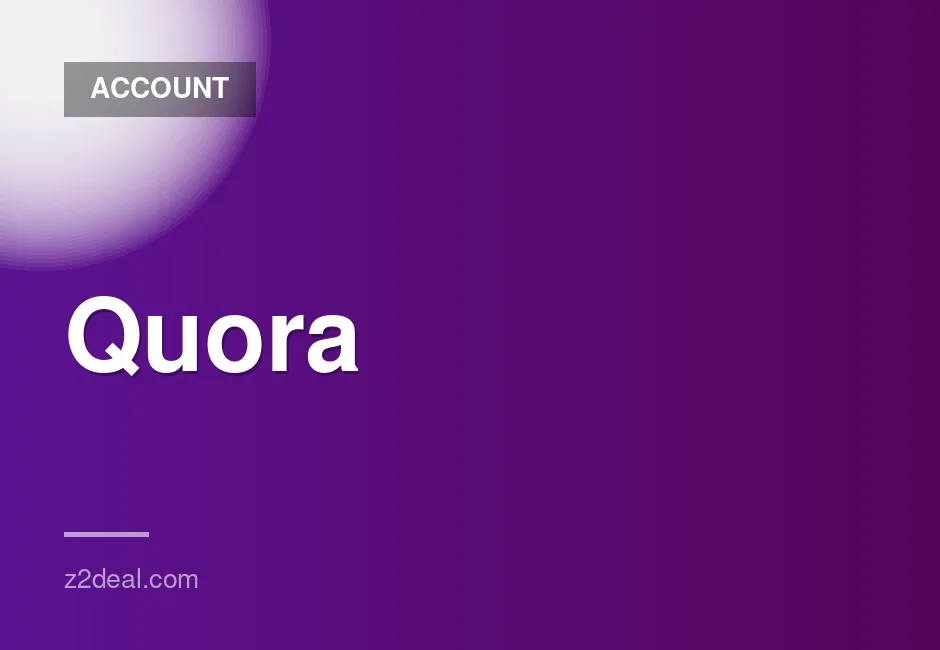 Established Quora Account with Full Access and Quick Delivery