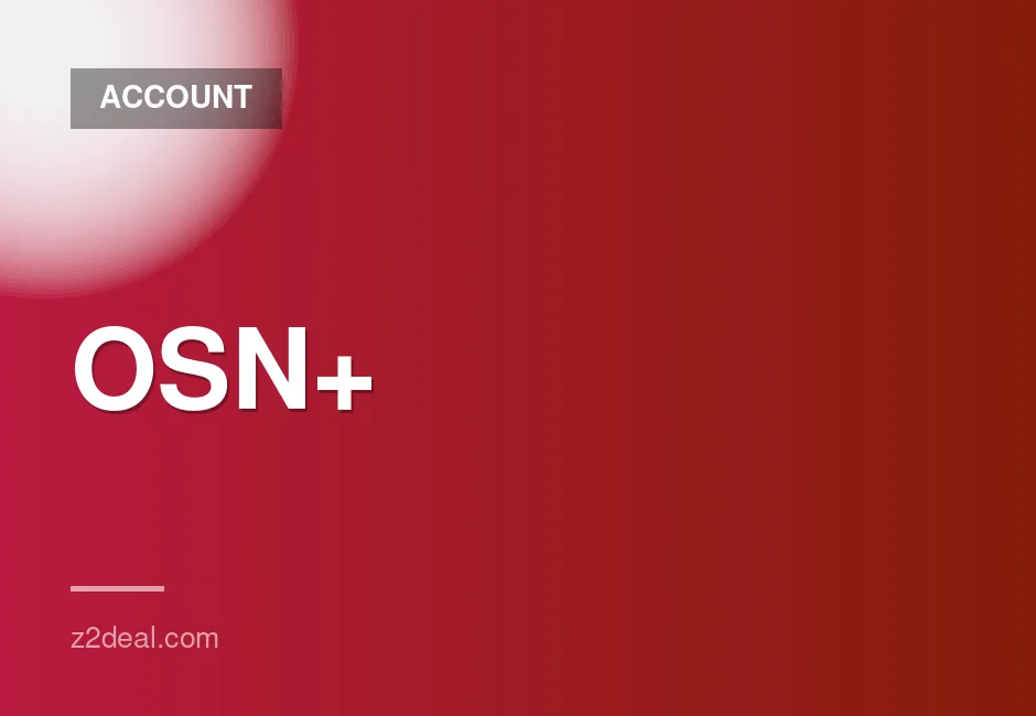 OSN+ Shared Premium Account for 3 Months - 1 User Slot