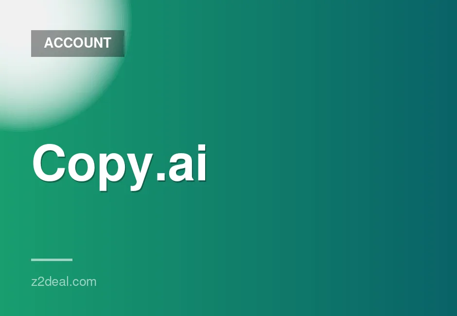 Copy.ai subscription for chat services - 1 month private account with warranty for $29