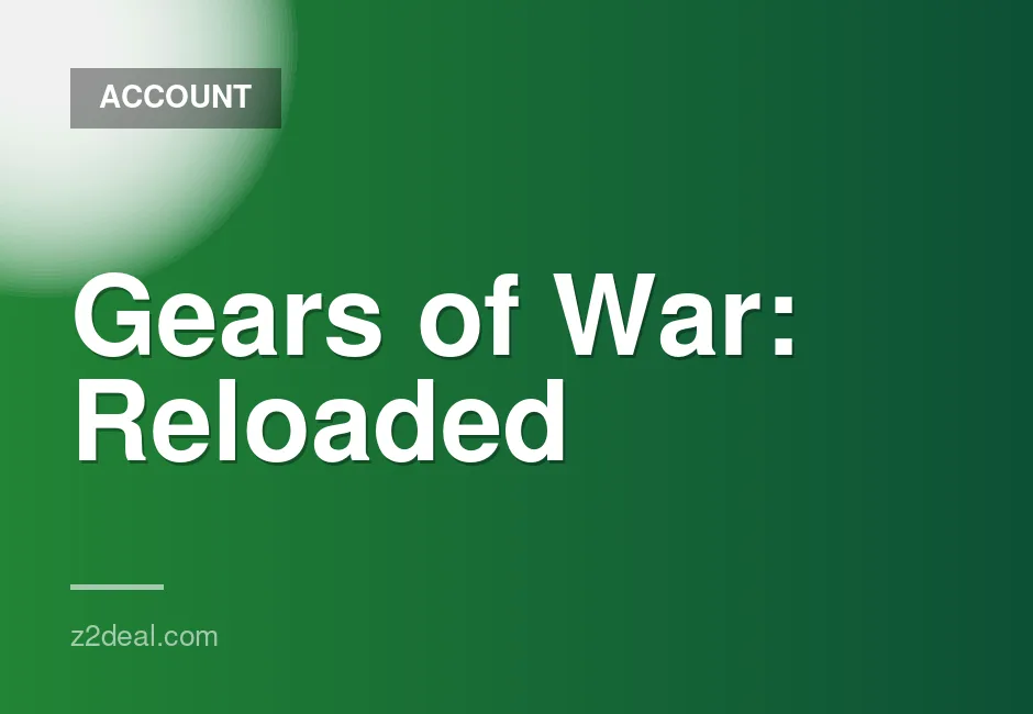 Gears of War: Reloaded PS5 Shared Offline Account