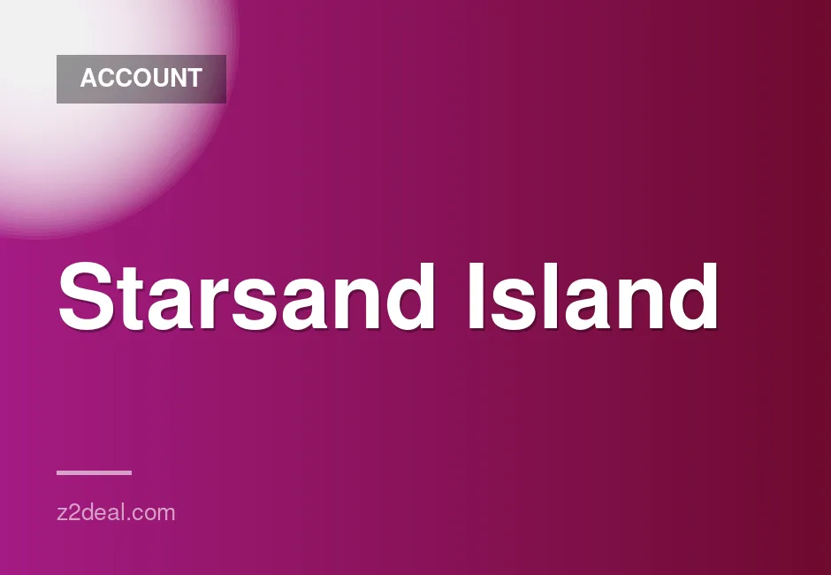 Starsand Island Game Accounts for Sale