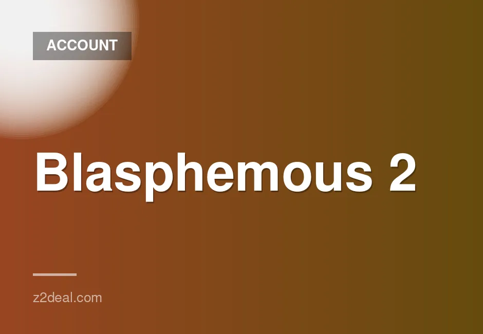 Blasphemous 2 Steam Account - Brand New, 0 Hours Played, Editable Data, Quick Delivery