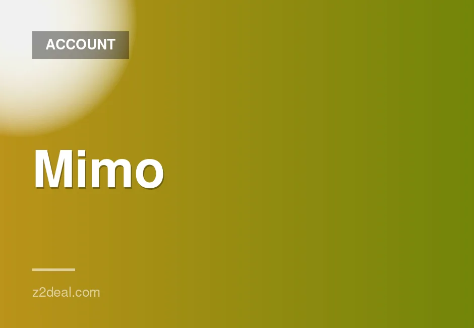 Mimo 6 Month Account with Fast Delivery and Full Warranty