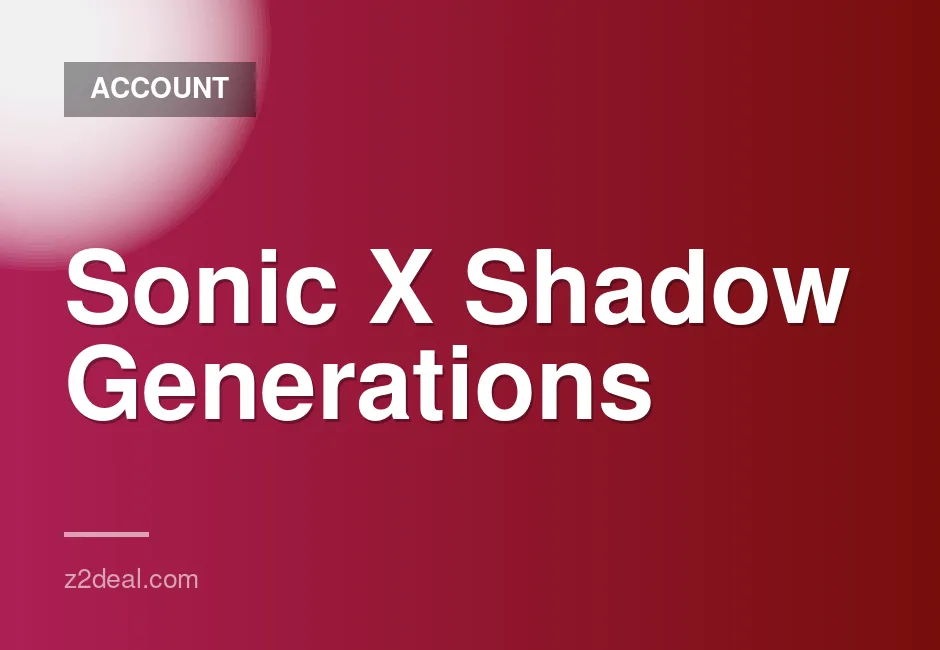Sonic X Shadow Generations digital game for Nintendo Switch with ns sub-number