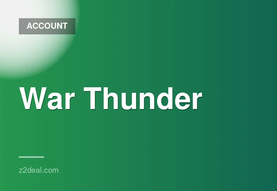 War Thunder Premium Account with Warranty and Inactive Status