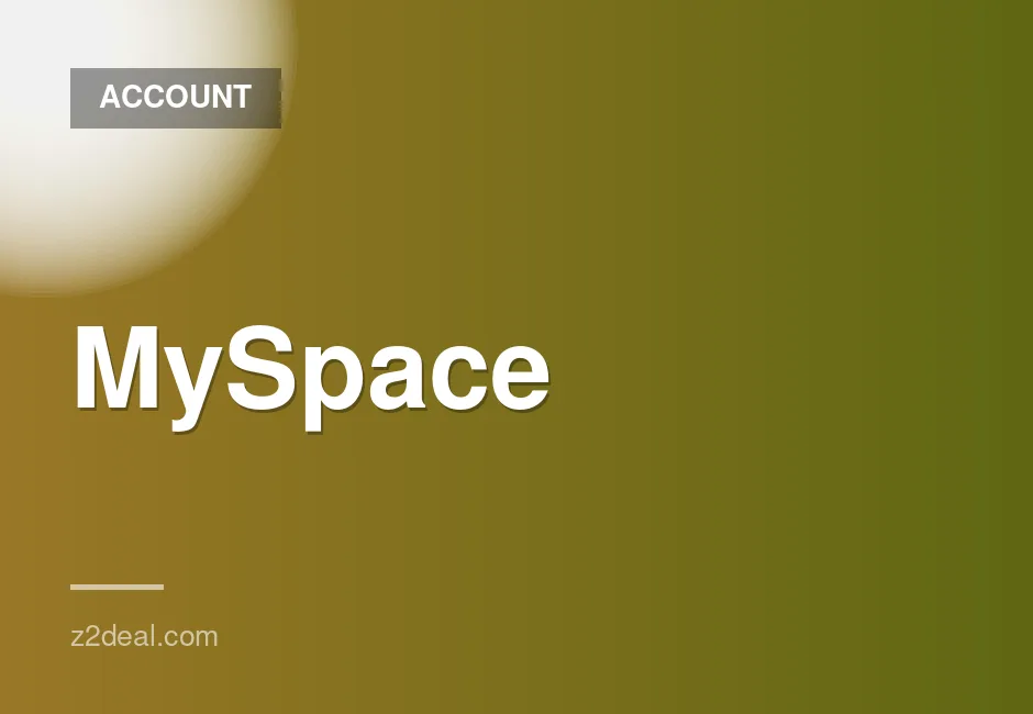 "MySpace Account for Sale - Secure buyer protection Transaction"