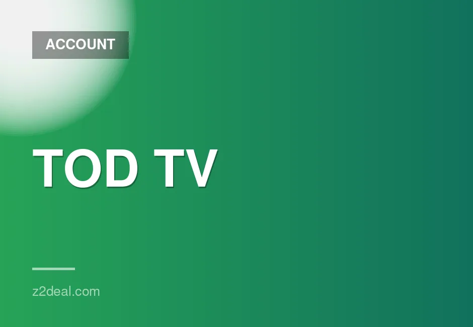 Premium FHD TOD TV 1 Month Account with Warranty