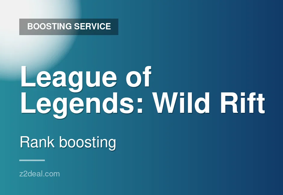 Reliable League of Legends: Wild Rift Rank Boost - No Password Needed - Order With Confidence