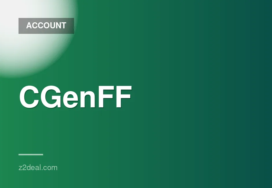One month exclusive education account for CGenFF