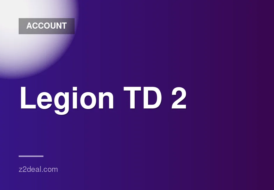 Legion TD 2 account with zero playtime, customizable data, quick delivery