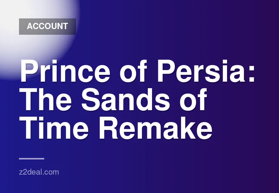 30-Day Shared Offline Ubisoft Connect Account for Prince of Persia: The Sands of Time