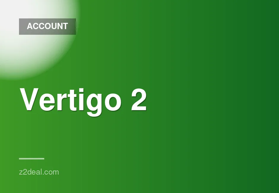 New Steam Account for Vertigo 2 - 0 Hours Played, Data Changeable, Quick Delivery
