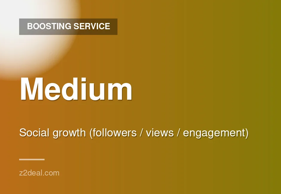 Top Medium Growth Service - Organic - Real Users - Refill Guarantee - Buyer Protected