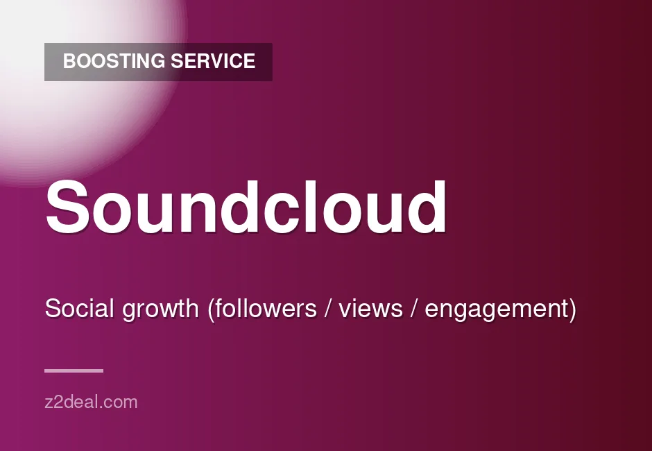 Premium Soundcloud 1000 Plays | High Quality | No Password Needed | Smooth Delivery