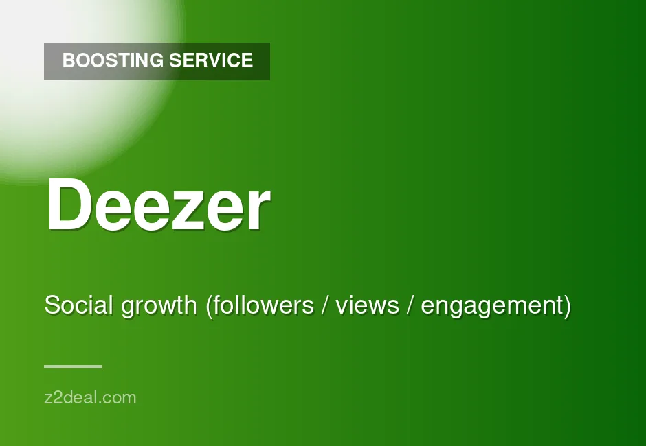 Premium Deezer 250 Followers | Organic | Active Users | Smooth Delivery