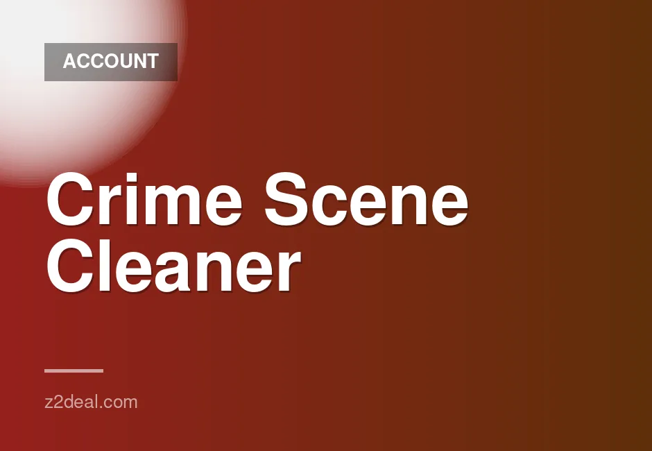 Crime Scene Cleaner Game Accounts for Sale