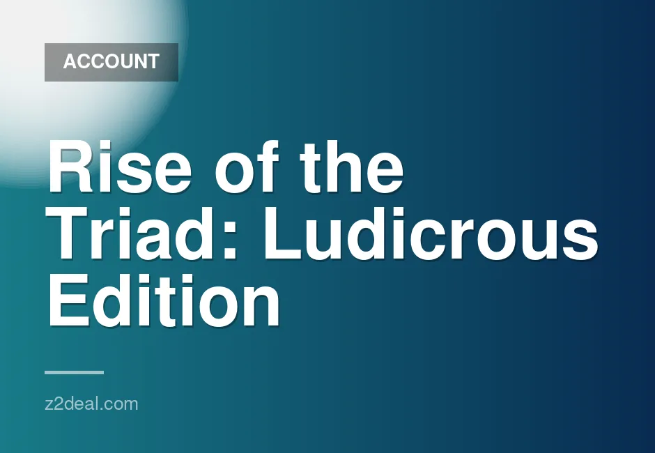 New Steam account for Rise of the Triad: Ludicrous Edition, 0 hours played, data changeable, fast delivery