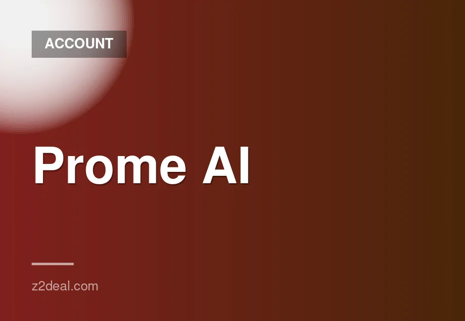 Prome AI Basic Plan for 1 Month with 500 Coins and Private Account Warranty