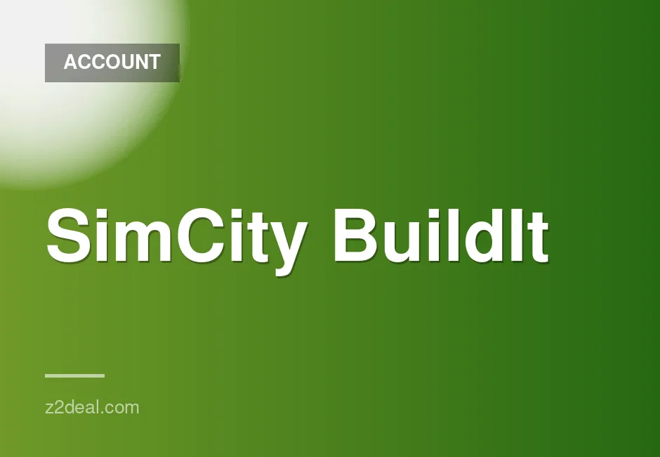 SimCity BuildIt new account with EA App and native email included