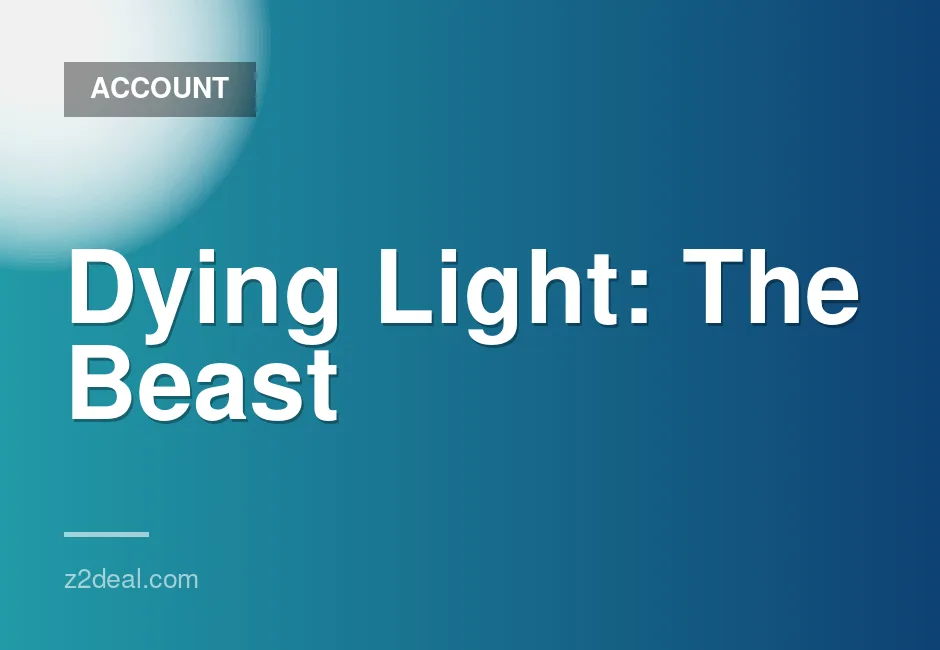 Dying Light: The Beast Deluxe Edition Steam Account with Instant Delivery and Free Game Choice