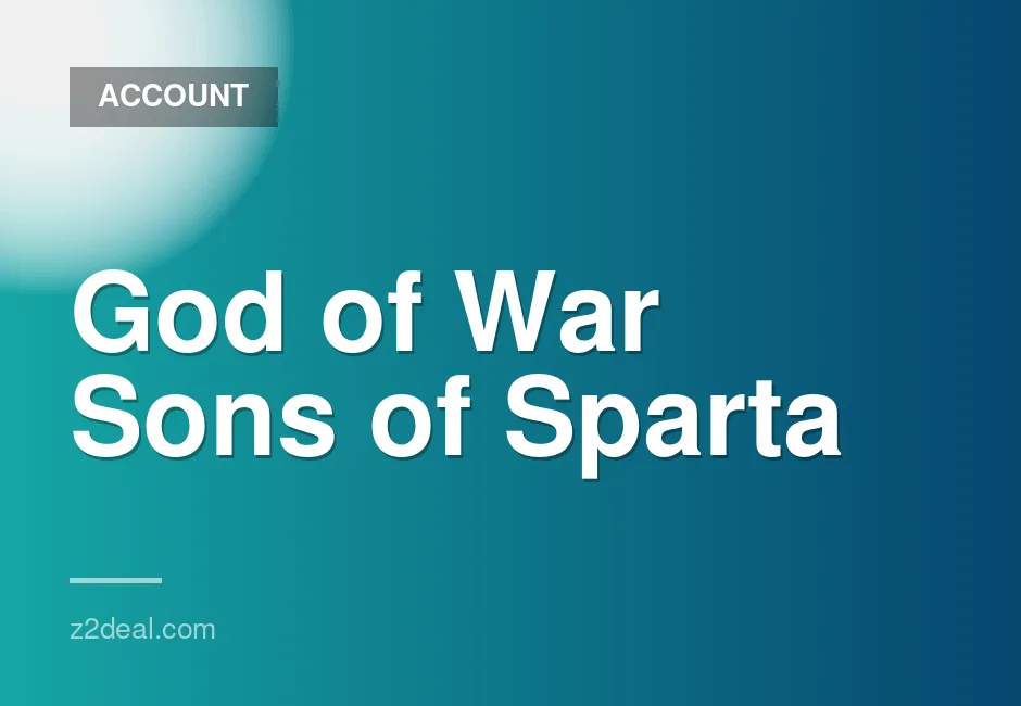 God of War Sons of Sparta Complete PSN Account for PS4 and PS5 - Prompt Service & Professional Service