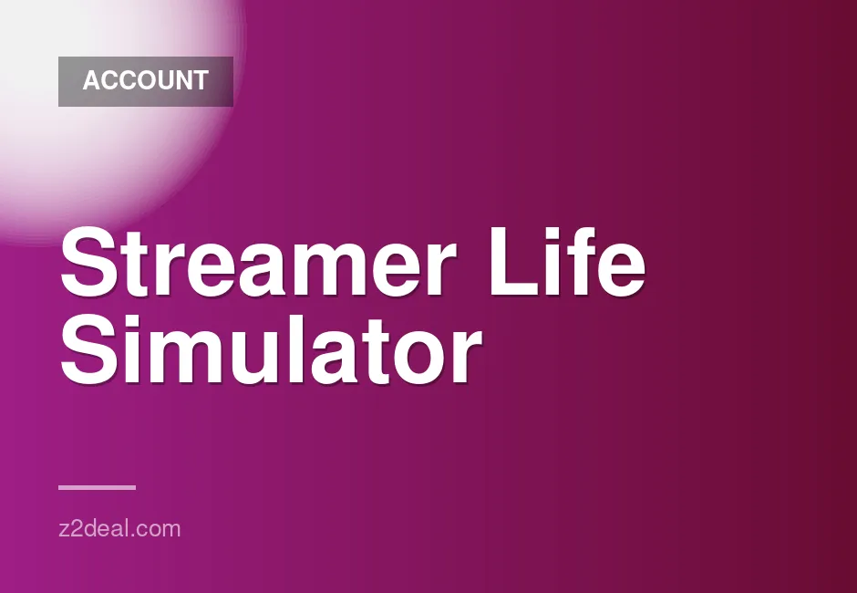 Streamer Life Simulation Game Account for Sale