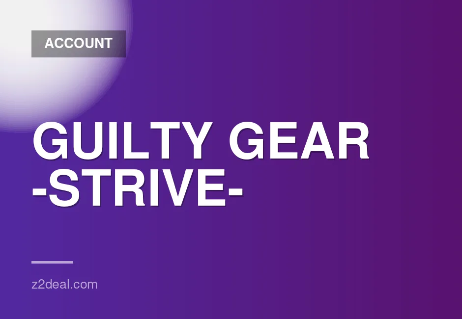 Guilty Gear -Strive- Full PSN Account for PS4 and PS5