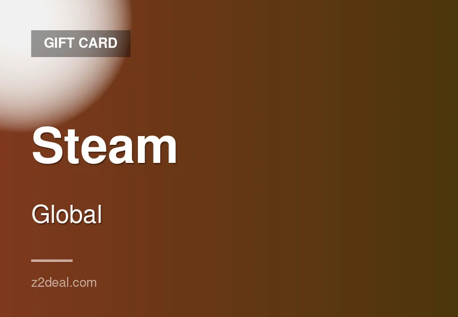 Steam Gift Card - Works Worldwide - Global - Same-Day Delivery