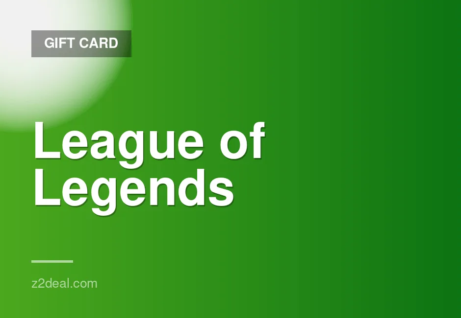 Trusted League of Legends Gift Card | New Zealand | In-Game Currency | Delivered With Care