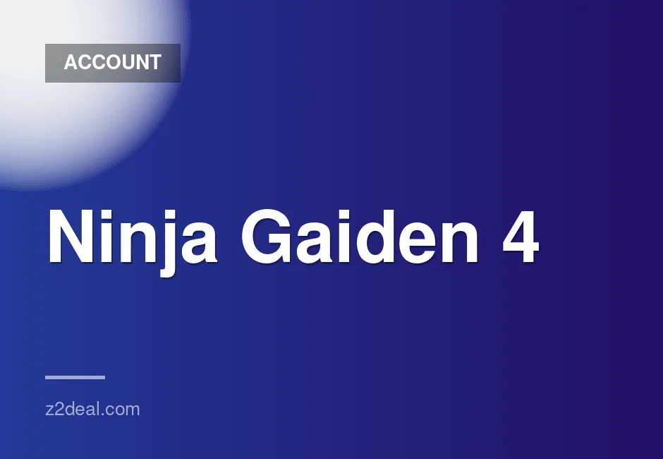 Ninja Gaiden 4 Steam Account with Instant Delivery and Free Game Choice