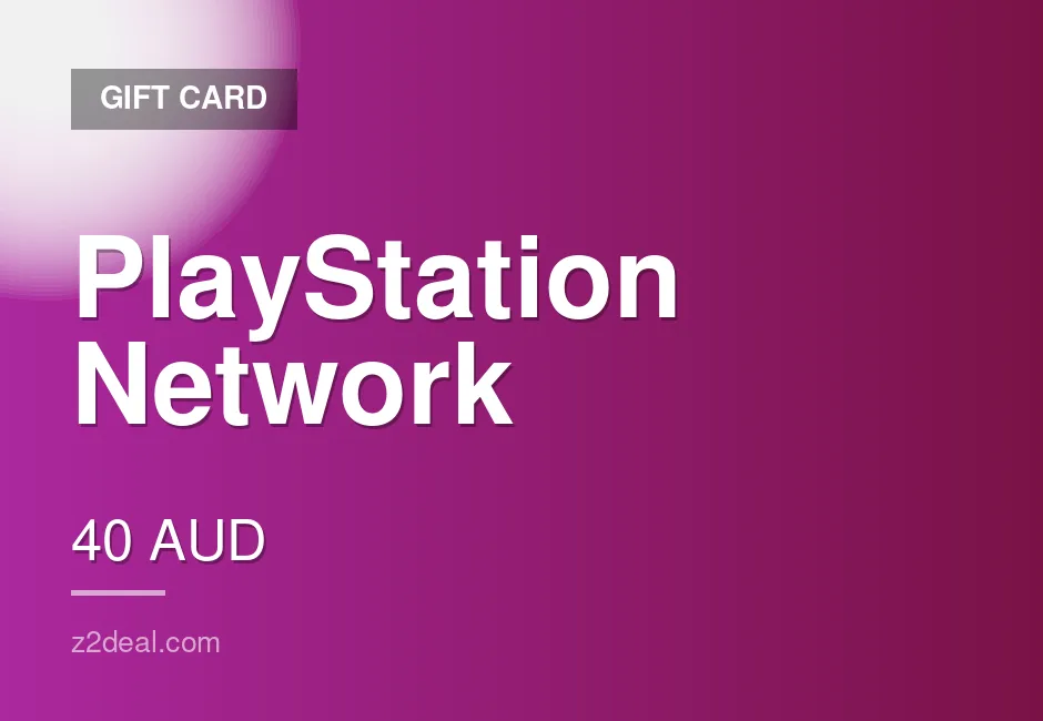 Reliable PlayStation Network Gift Card - 40 AUD - Australia - PlayStation - Console Compatible - Order With Confidence